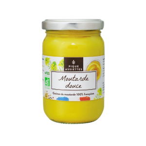 Moutarde Douce Bio 100% Graines Françaises - PIQUE ASSIETTES