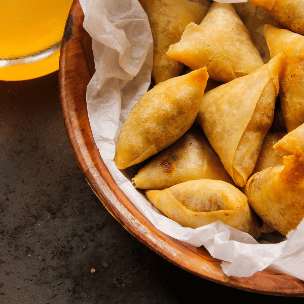 Samoussa au poulet à la Moutarde au Piment d'Espelette - Alelor